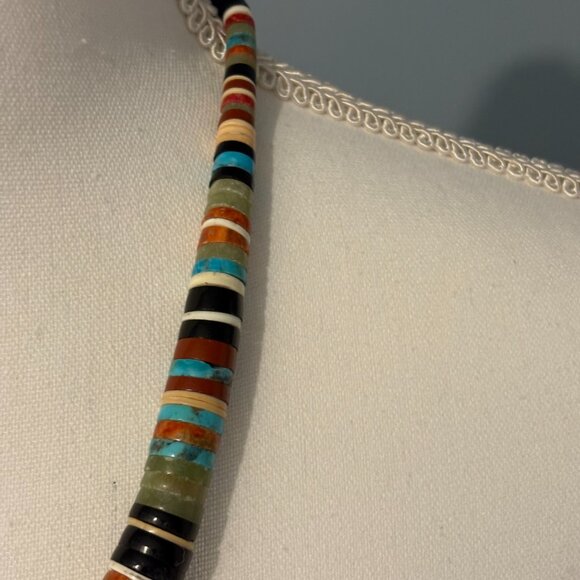 Multicolored Southwestern Necklace - Picture 3 of 7